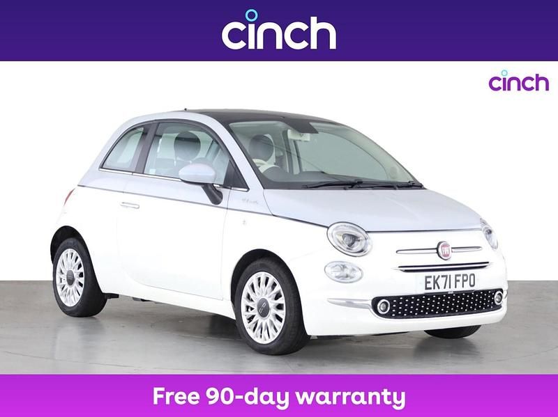 White/grey Used 2021 Fiat 500 Dolcevita Hatchback | £9,149 - Image 1/3