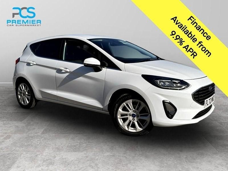 Frozen white (premium colour) Used 2022 Ford Fiesta Titanium Hatchback | £10,195 (Super price) - Image 1/3
