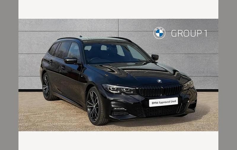 Used BMW 330e M Sport 292 HP (214 kW) 2021 Black Estate