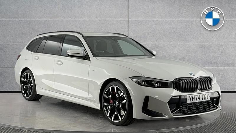 White Used 2024 BMW 320 M Sport Estate | £32,940 (Expensive) - Image 1/3