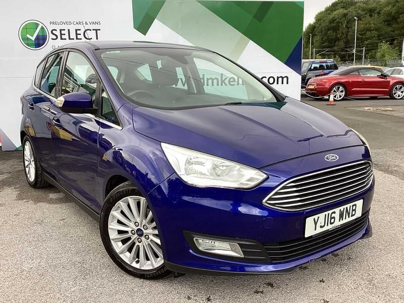 Kona blue Used 2016 Ford C-MAX Titanium MPV | £7,695 (Fair price) - Image 1/4