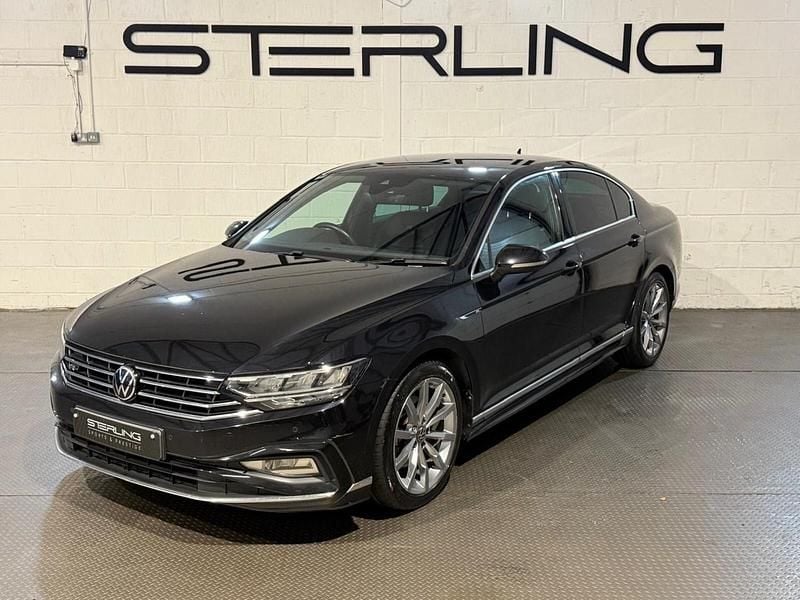 Black Used 2021 VW Passat R-line Sedan | £13,590 (Fair price) - Image 1/4