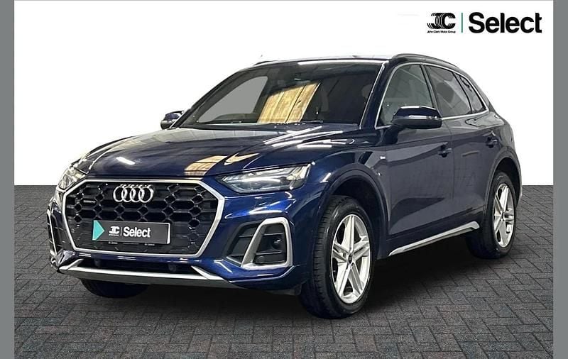 Begagnad Audi Q5 S-Line 200 HK (147 kW) 2021 Blå SUV