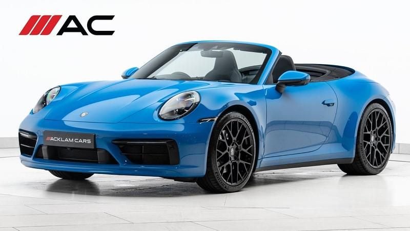 Blue Used 2023 Porsche 911 Carrera 4S Cabriolet Cabriolet | £106,190 - Image 1/4