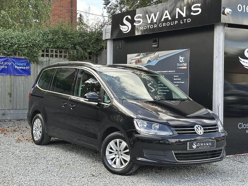 Black Used 2016 VW Sharan SE MPV | £7,795 (Expensive) - Image 1/4