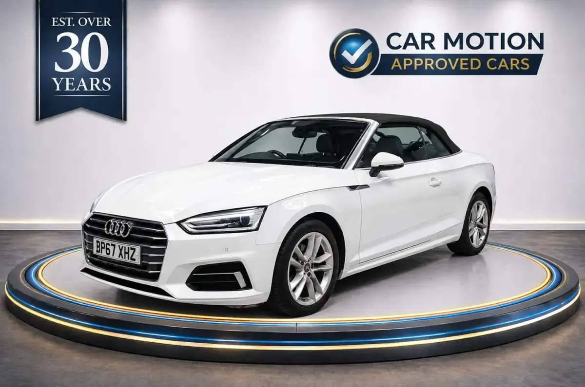 Begagnad Audi A5 Cabriolet Sport 2018 Vit Cab