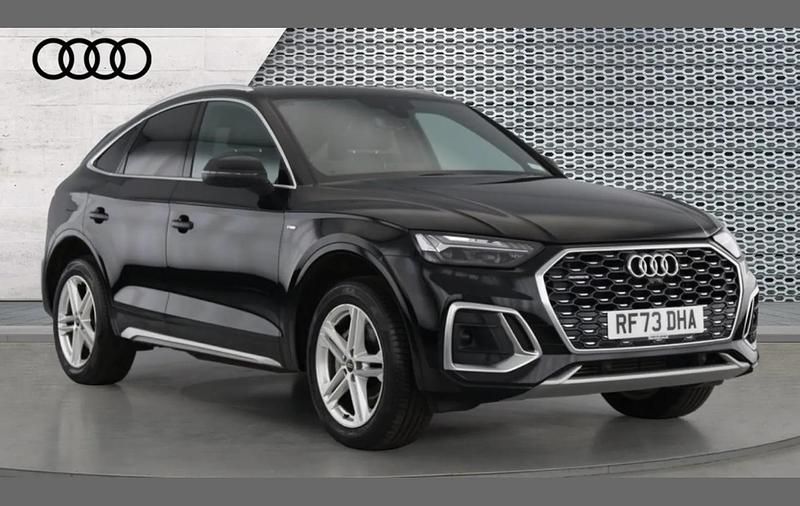Black Used 2023 Audi Q5 Sportback S-Line SUV | £32,290 (Fair price) - Image 1/4