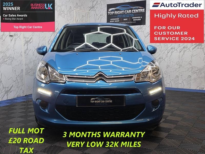 Used Citroën C3 PureTech 82 HP (60 kW) 2016 Blue Hatchback