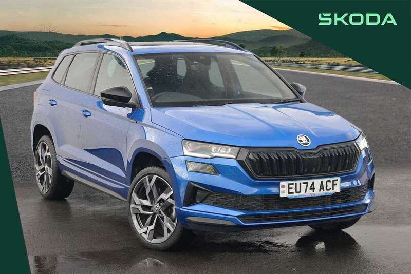 Blue Used 2024 Skoda Karoq SportLine SUV | £30,995 (A bit pricey) - Image 1/4