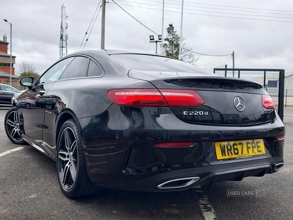 Used Mercedes E220 AMG Line Premium 194 HP (142 kW) 2018 Black Coupe
