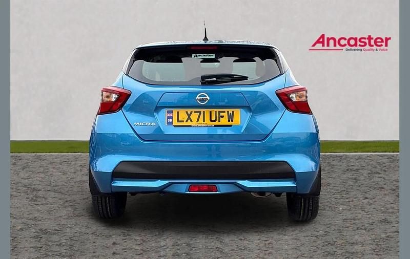 Used Nissan Micra Acenta 91 HP (66 kW) 2021 Blue Hatchback