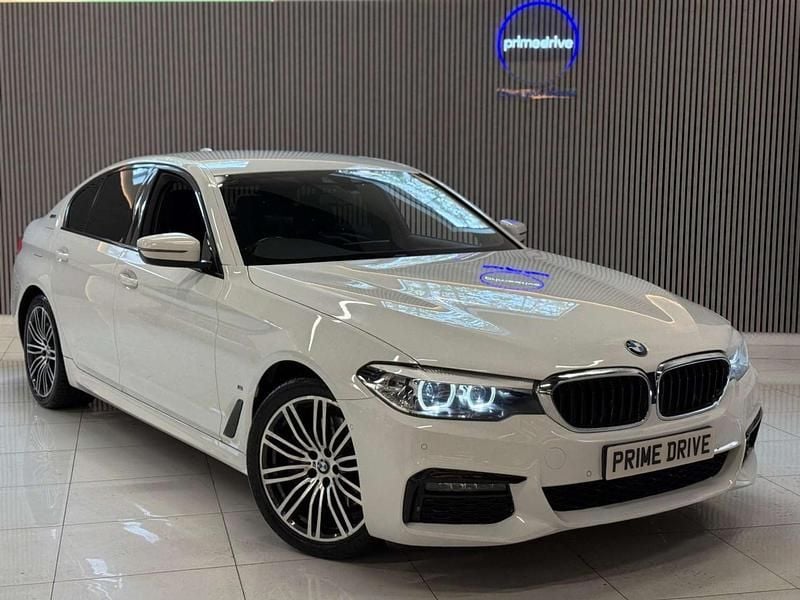 White Used 2018 BMW 530e M Sport Sedan | £17,995 (Fair price) - Image 1/4