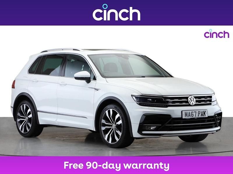White Used 2017 VW Tiguan R-line SUV | £20,499 (Fair price) - Image 1/3