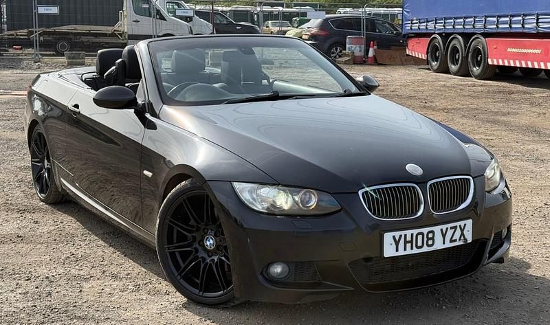 Used BMW 325 Cabriolet M Sport 2008 Black Cabriolet