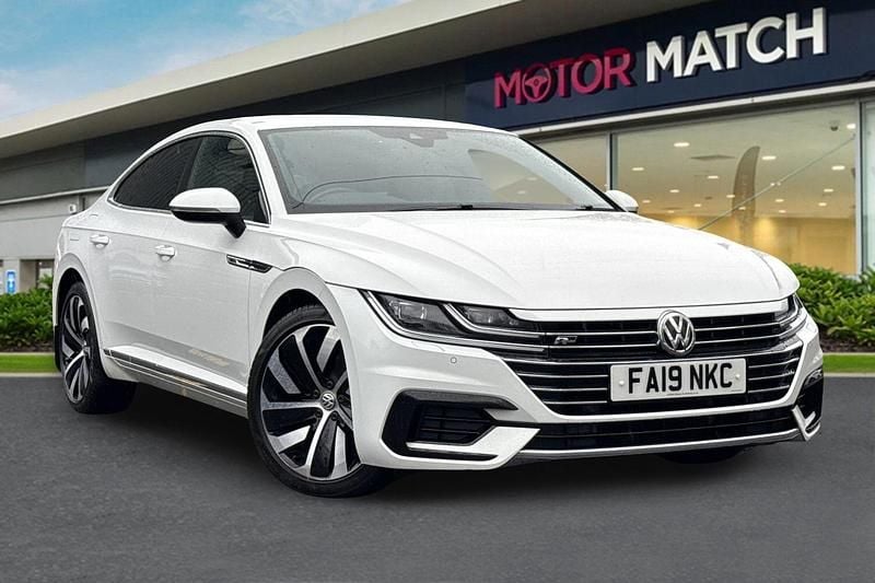 White Used 2019 VW Arteon R-line Hatchback | £15,970 (Good price) - Image 1/4
