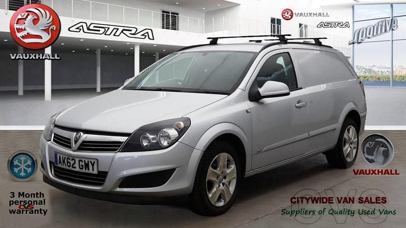 Silver Used 2012 Vauxhall Astra Sportive Van | £3,295 (Fair price) - Image 1/4
