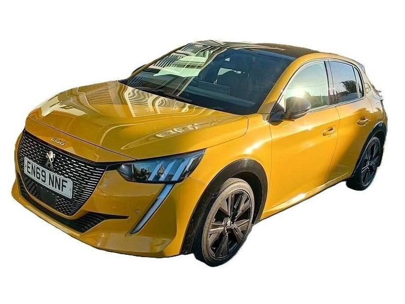 Used Peugeot 208 GT-line 130 HP (95 kW) 2020 Yellow Hatchback