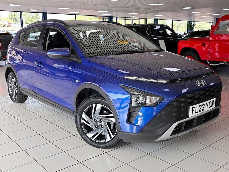 Blue Used 2022 Hyundai Bayon SE SUV | £14,289 (Fair price) - Image 1/4