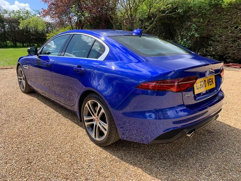 Used Jaguar XE 300 HP (220 kW) 2020 Blue Sedan