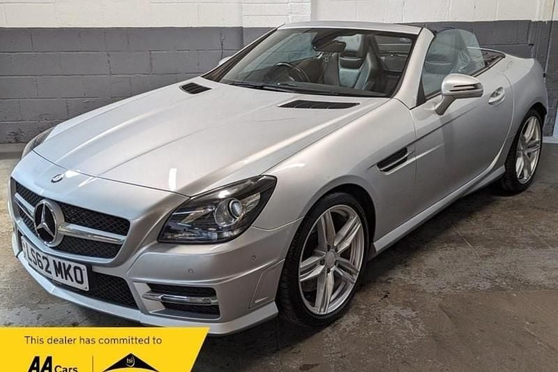 Silver Used 2012 Mercedes SLK200 AMG Cabriolet | £9,999 (A bit pricey) - Image 1/1