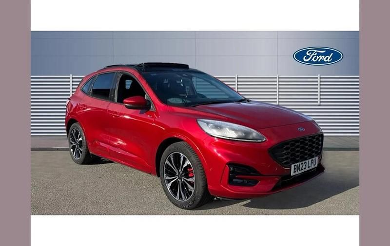 Red Used 2023 Ford Kuga ST-Line X SUV | £23,600 (Fair price) - Image 1/4