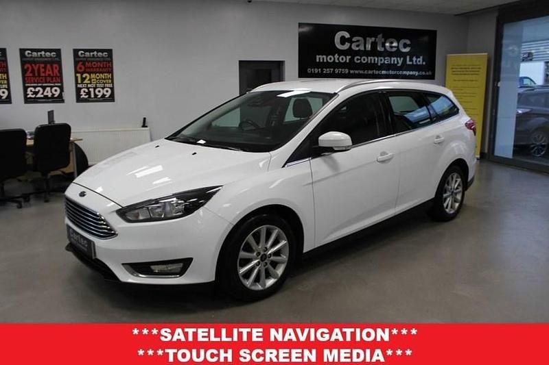 White Used 2018 Ford Focus Titanium Estate | £8,289 (Good price) - Image 1/1
