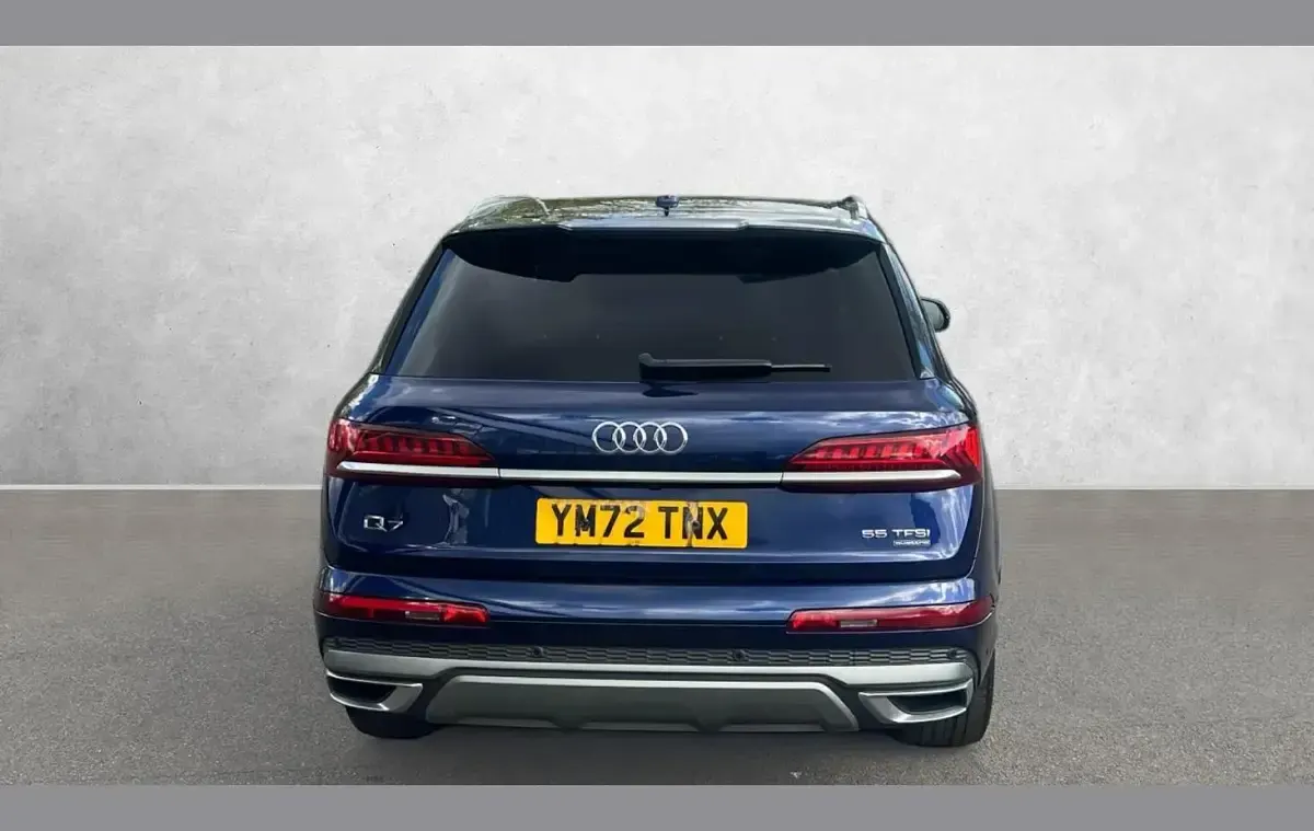 Begagnad Audi Q7 S-Line 340 HK (250 kW) 2023 Blå SUV