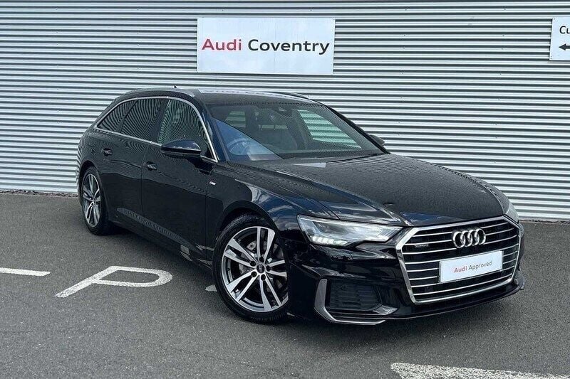 Brilliant black Used 2023 Audi A6 S-Line Estate | £31,990 (Fair price) - Image 1/4