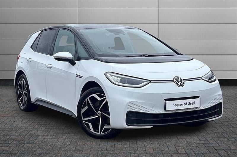 Used VW ID.3 Pro 150 kW (204 HP) 2021 White Hatchback