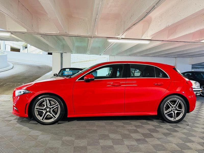 Used Mercedes A250 AMG line 2018 Red Hatchback