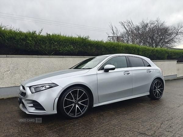 Used Mercedes A200 AMG line 150 HP (110 kW) 2019 Silver Hatchback