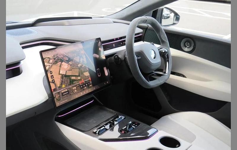 New Lotus Emeya 675 kW (918 HP) 2025 White Hatchback