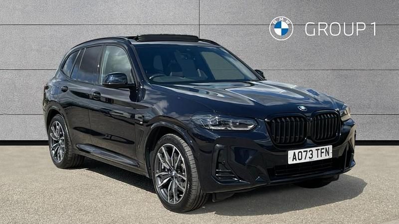 Black Used 2023 BMW X3 M Sport SUV | £48,495 (Expensive) - Image 1/4