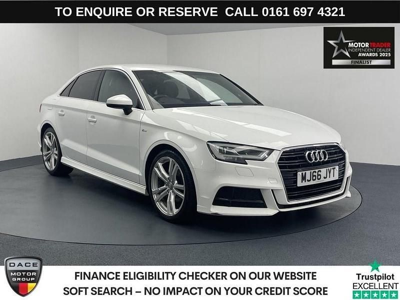 White Used 2016 Audi A3 S-Line Sedan | £10,970 (Fair price) - Image 1/3