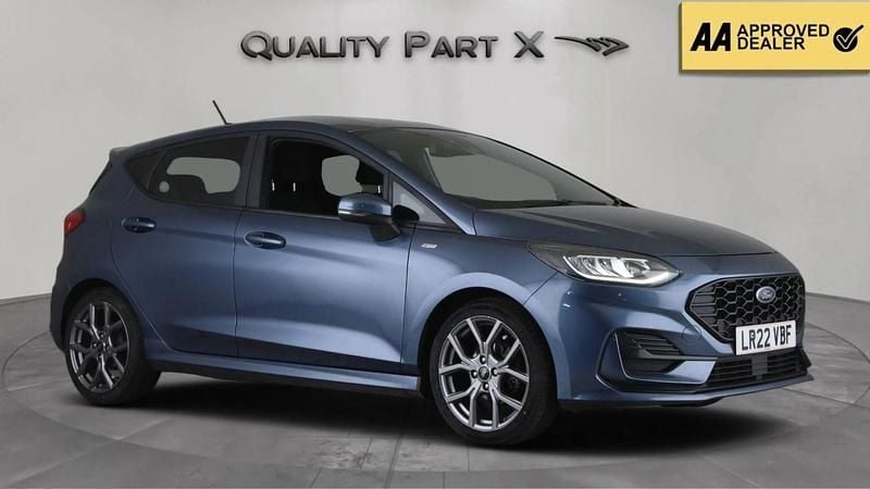 Blue Used 2022 Ford Fiesta ST-Line Hatchback | £11,550 (Good price) - Image 1/4