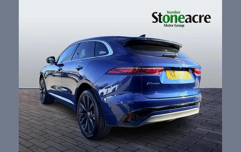 Used Jaguar F-Pace R-Dynamic 247 HP (181 kW) 2021 Blue SUV