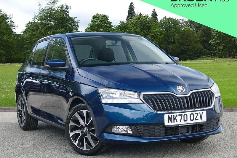Blue Used 2020 Skoda Fabia SE Hatchback | £11,295 (Expensive) - Image 1/4
