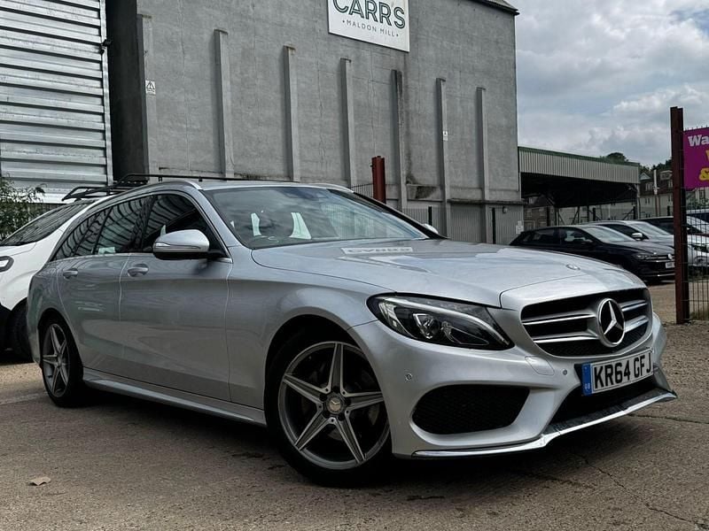 Silver Used 2014 Mercedes C220 AMG line Estate | £9,500 (Fair price) - Image 1/4