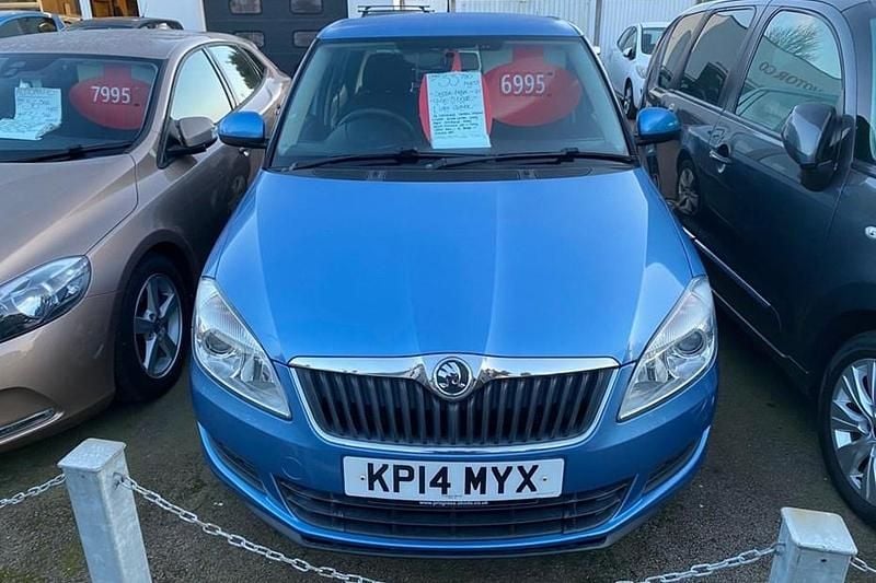 Used Skoda Fabia SE 2014 Blue Hatchback