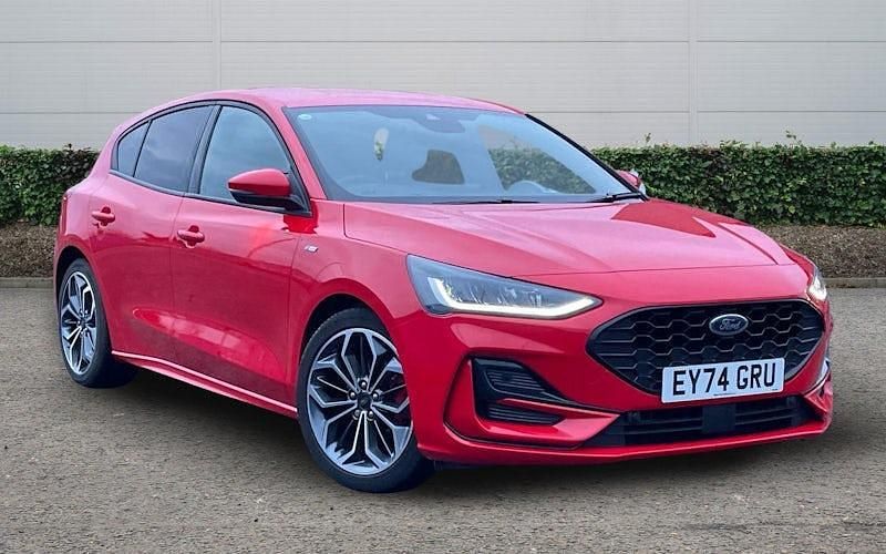 Red Used 2024 Ford Focus ST-Line X Hatchback | £20,400 (A bit pricey) - Image 1/4