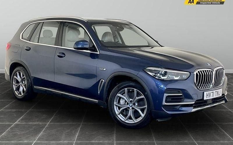 Blue Used 2021 BMW X5 xLine SUV | £25,495 (Good price) - Image 1/3