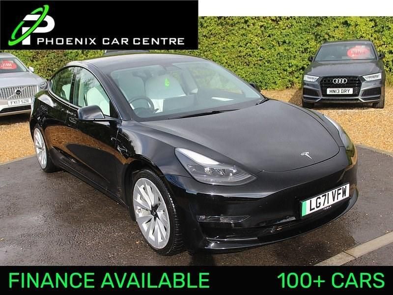 Black Used 2021 Tesla Model 3 Long Range AWD Sedan | £20,295 (Fair price) - Image 1/2