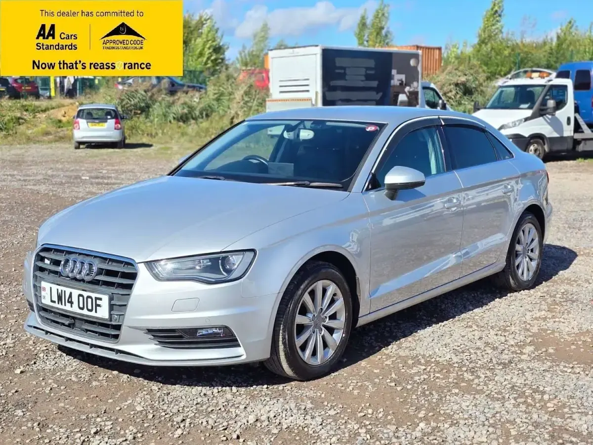 Used Audi A3 S-Line 150 HP (110 kW) 2014 Silver Sedan