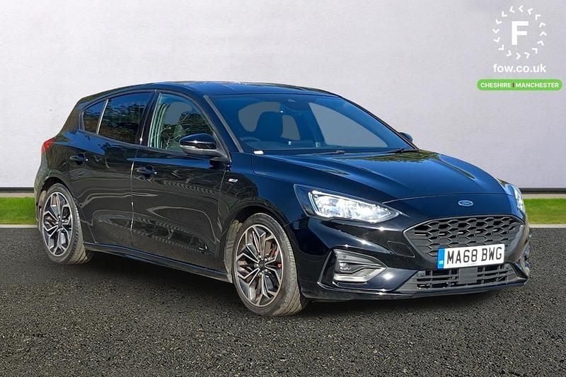 Used Ford Focus ST-Line X 125 HP (91 kW) 2018 Black Hatchback
