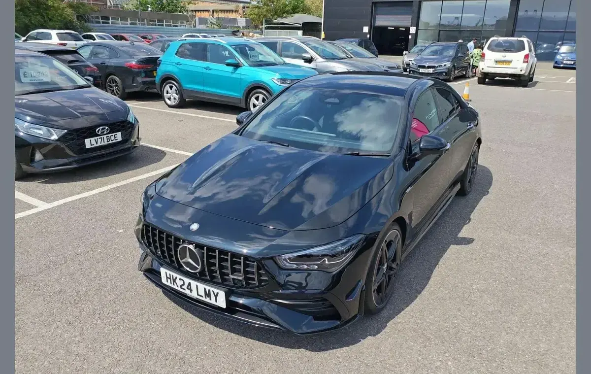 Used Mercedes CLA35 AMG Premium Plus 301 HP (221 kW) 2024 Black Coupe