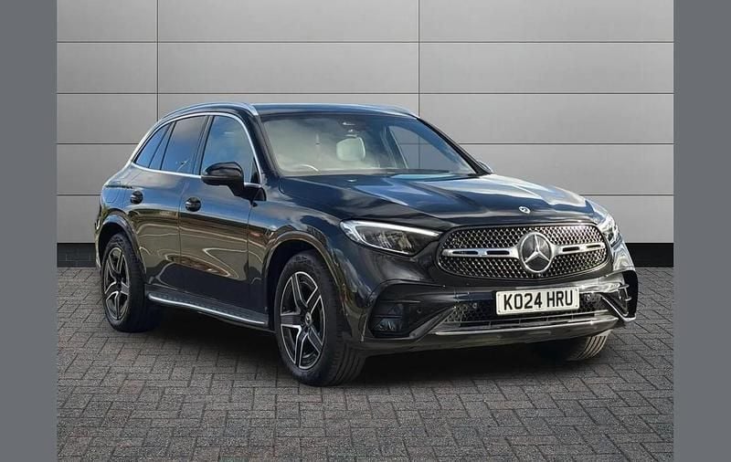 Black Used 2024 Mercedes GLC300e AMG line SUV | £38,995 (Good price) - Image 1/4