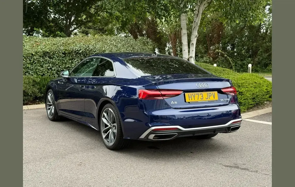 Used Audi A5 S-Line 147 HP (108 kW) 2023 Blue Coupe
