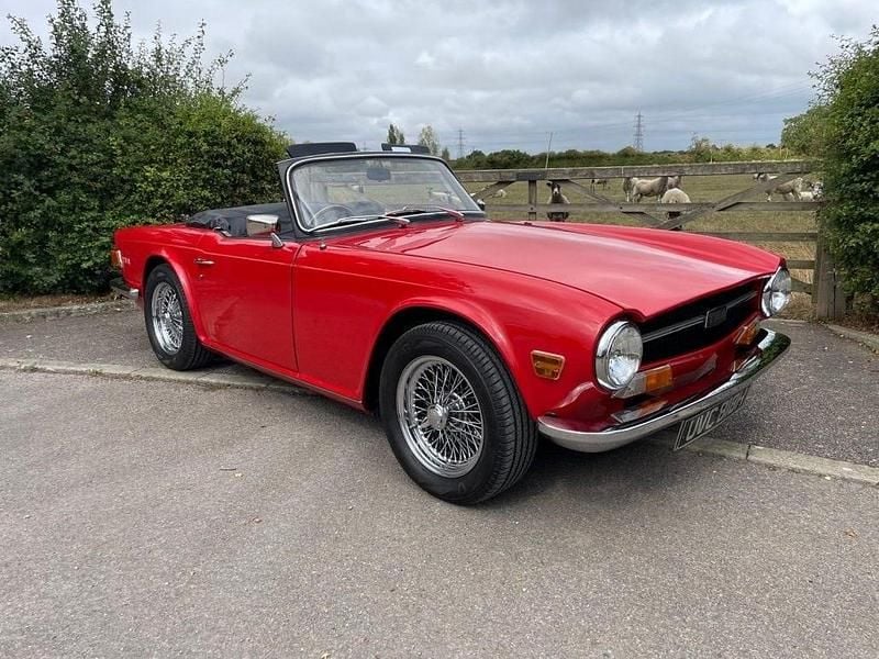 Used Triumph TR6 1969 Red Cabriolet