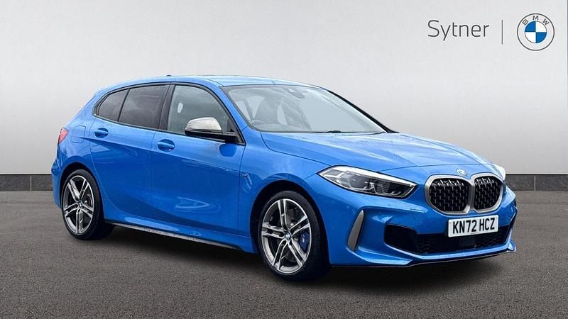 Used BMW M135 Shadowline 302 HP (222 kW) 2023 Blue Hatchback