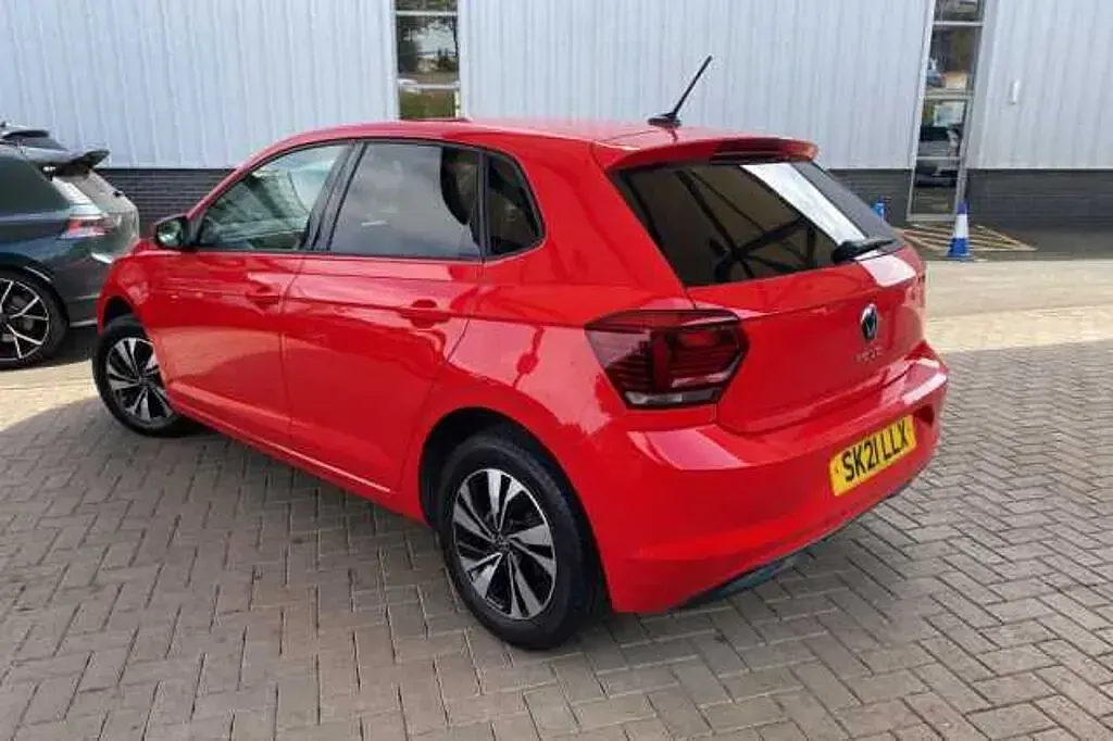 Used VW Polo Match 95 HP (69 kW) 2021 Red Hatchback